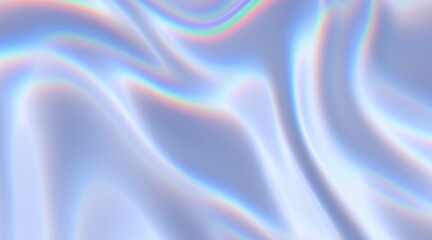 Obraz premium Iridescent Wavy Abstract Background