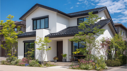 住宅イメージ　モダンな戸建て住宅