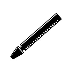 Silhouette of a File Tool Metal Rasp Workshop Icon Vector Graphic