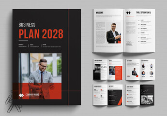 Corporate Business Plan Brochure Template Design