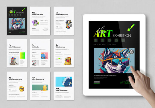 Art Gallery Exhibition E Book Design