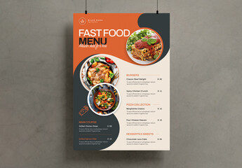 Fast Food Menu Template