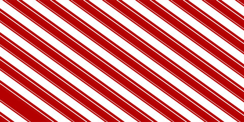 Christmas Seamless Vector Pattern. Contain candy cane stripes in red and cream colors. Great for wrapping paper and wallpapers.