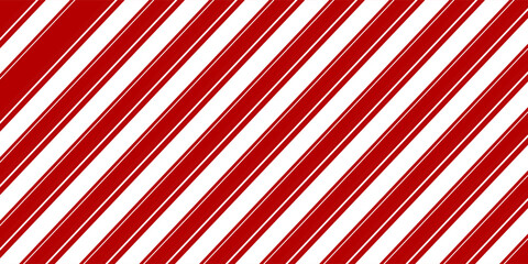 Christmas Seamless Vector Pattern. Contain candy cane stripes in red and cream colors. Great for wrapping paper and wallpapers.