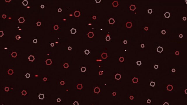 Initializing scene with flowing hexagonal patterns and subtle motion