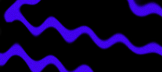 Abstract Glowing Purple Lines on Black Background
