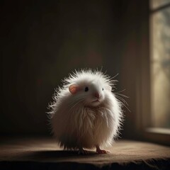 baby chicken on a black background