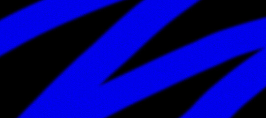 Abstract Blue Wavy Lines on Black Background