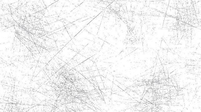 White surface with random grey scratches and speckles overlay texture grunge background