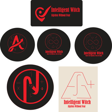 Creative Algebra Logo Concept for Education and Technology