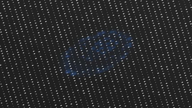 Creating a Calm Hum of Light Dots Across a Dark Field