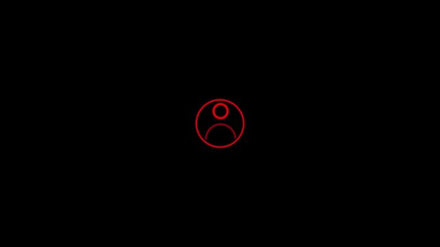 User profile security icon with check mark animation. profile and document icon background.