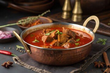 Kashmiri Rogan Josh &ndash; Spicy Mutton Curry in Traditional Style