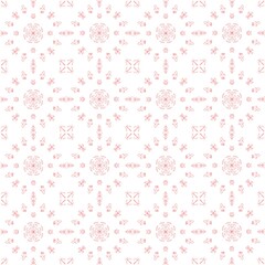 Seamless red pattern design for fashion and textile backgrounds