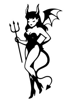 Seductive Devil Illustration