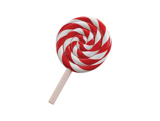 Lollipop candy icon 3d render concept of sweets delicious lollipop icon vector illustration