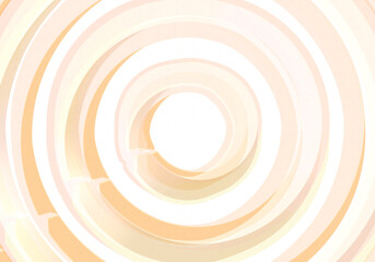 Soft beige and orange abstract spiral background, natural light texture