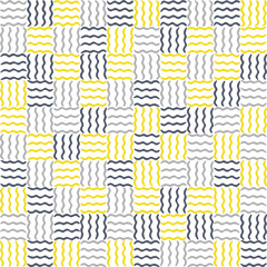 北欧風の抽象的なシームレスパターン