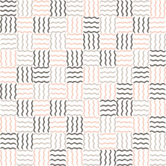 北欧風の抽象的なシームレスパターン