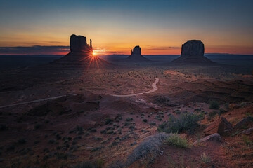 Monument Valley sunset