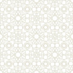 Obraz premium Elegant geometric pattern with intricate gold design on white background