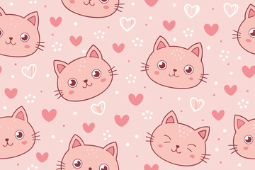 Obraz premium Cute Cat With Tiny Cats And Creative Visual Suitable for Design