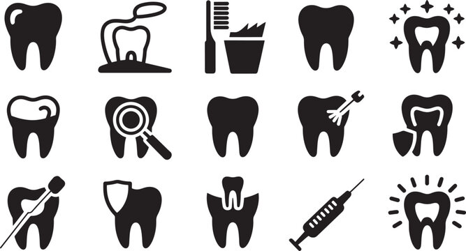 Black and white dental tooth black and white dental care dentistry teeth oral health