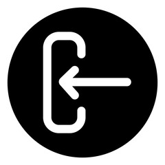 Logout Sign Out Icon &ndash; Exit, Back Arrow, Leave Account Symbol Png