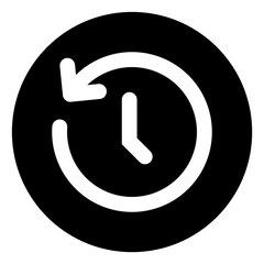 History Time Icon &ndash; Recent Activity, Clock, Restore, Timeline Symbol Png