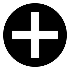Obraz premium Plus Add Icon – Create, New, Increase, Expand Symbol for App and Web Png