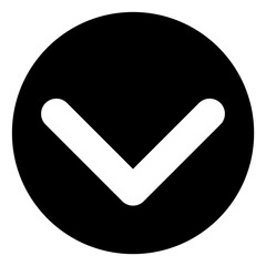 Down Arrow Chevron Icon &ndash; Expand, Dropdown, More, Navigation Symbol Png
