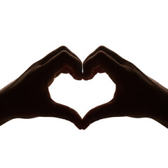 Obraz premium Hands forming a heart shape