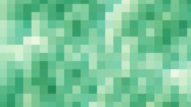 色が変化しながら渦巻くモザイクのイラスト動画
