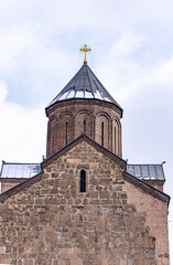 Fototapeta premium St. Mary church in Old Tbilisi under snow