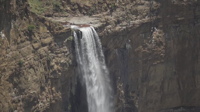 Waterfall In Lesotho, Slow Motion