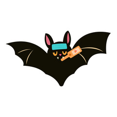 bat zoonosis. nipah virus transmission concept