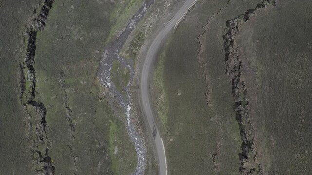 Aerial, Moteng Pass, Sani Pass Lesotho