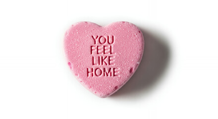 Fototapeta premium Valentine's Day candy heart with the message 