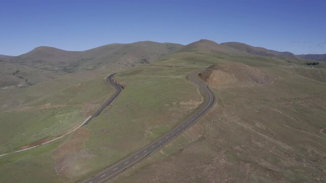 Aerial, Landscapes Of The Kingdom Of Lesotho