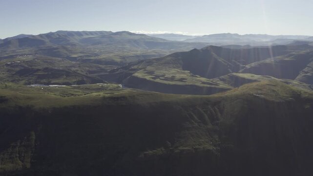 Aerial, Landscapes Of The Kingdom Of Lesotho