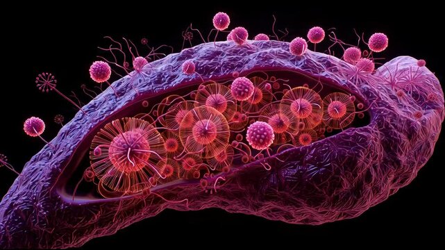 Human Pancreas Anatomy with Digestive and Endocrine Structures 3