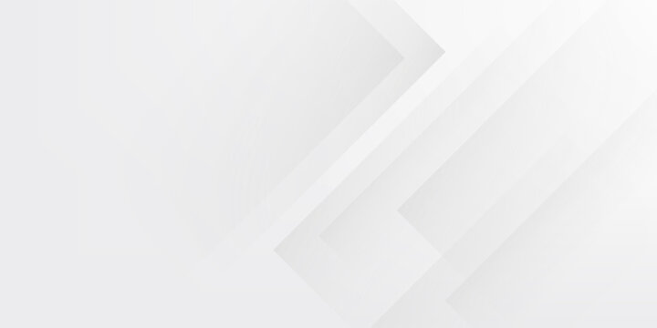 White Grey Silver Box Rectangle Abstract Background Vector Presentation Design