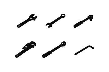 Naklejka premium Assorted Hand Tools Collection