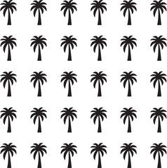 Fototapeta premium set of palm trees