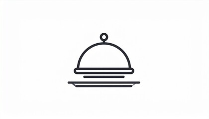 Obraz premium Empty Hanging Swing Set Icon Isolated on White Background Minimalist Design