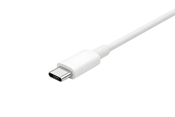 usb cable isolated on white