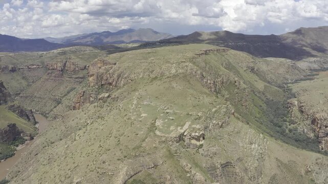 Aerial, Landscapes Of The Kingdom Of Lesotho