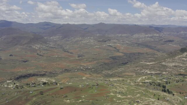 Aerial, Landscapes Of The Kingdom Of Lesotho
