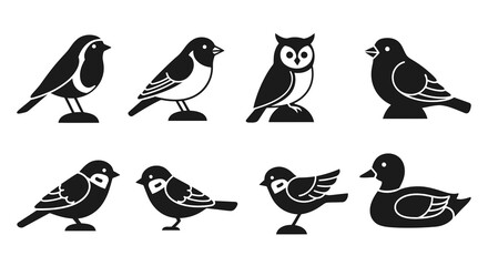Fototapeta premium Creative Detailed Tabletop Bird Figurine Vector Illustration | Decorative Home Accent Artwork | Minimal Nature Sculpture Design