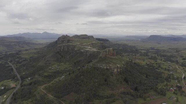 Aerial, Landscapes Of The Kingdom Of Lesotho